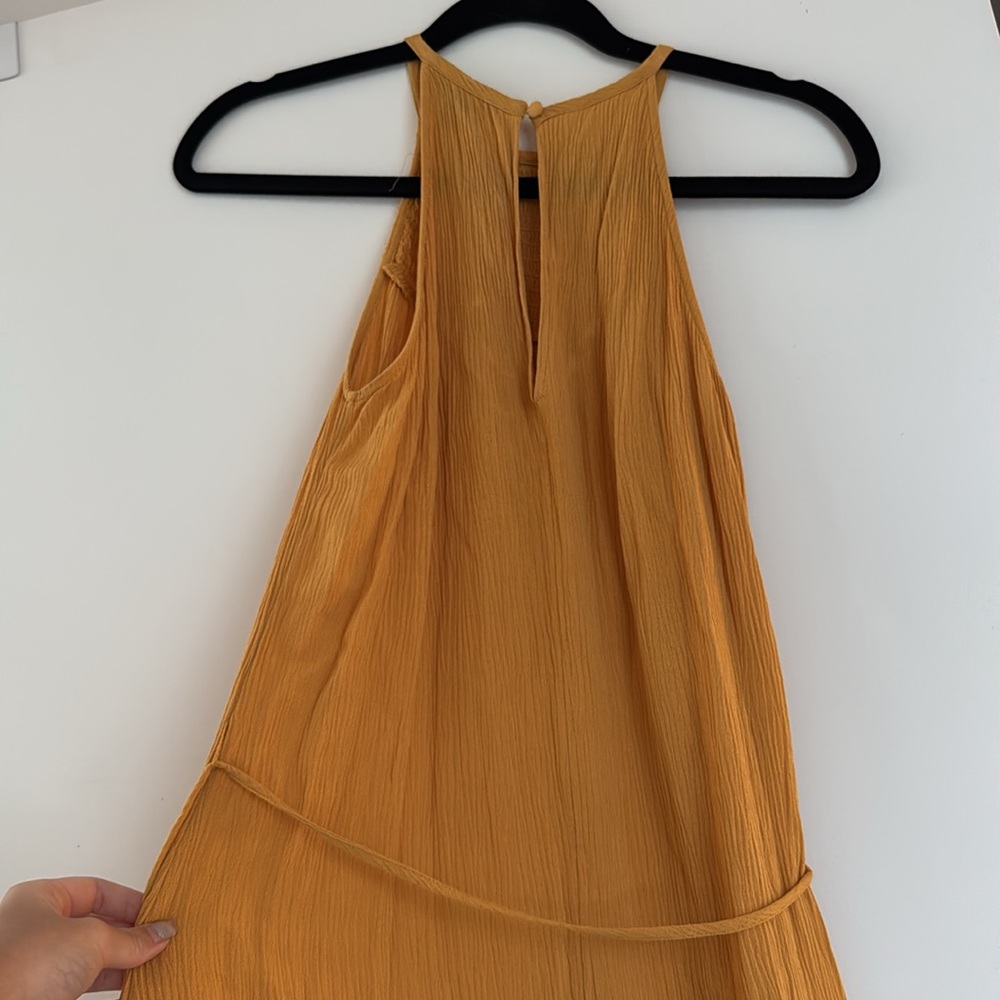 Rw & co halted neck dress in yellow - Picture 5 of 5
